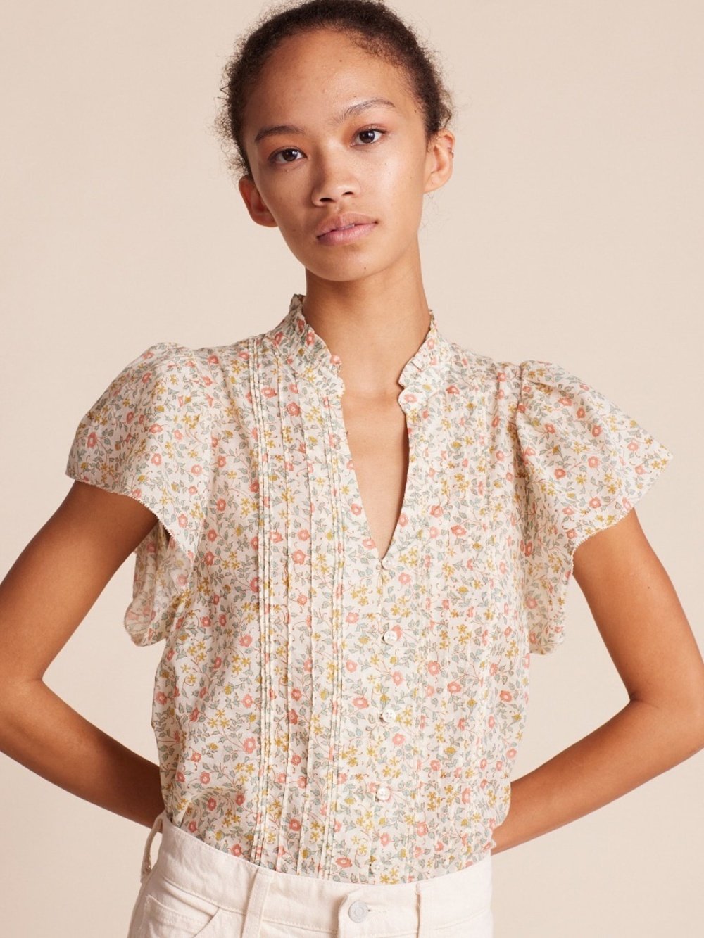 Trovata Birds of Paradis - Cate Blouse Ivy XS NWT